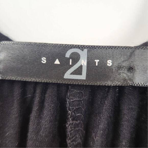 21 Saints Black Spaghetti Strap Jumpsuit - Size Small - Picture 3 of 4